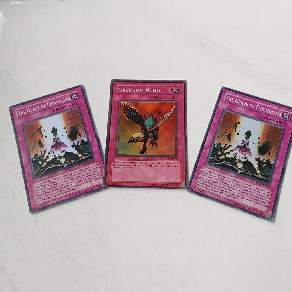 Yugioh 3 holographic cards